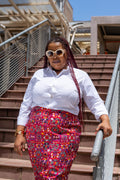 Pink African Skirt